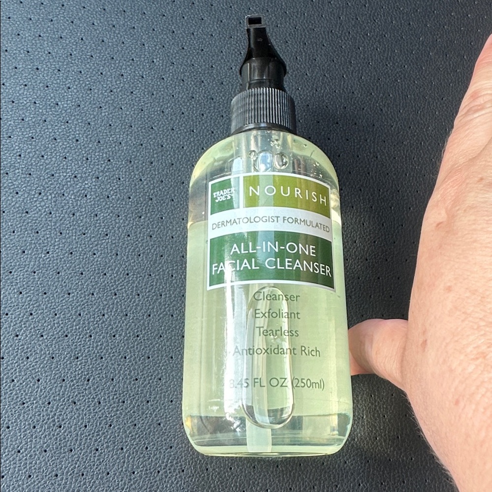 Trader Joe's Nourish All-in-One Facial Cleanser - 1 bottle New